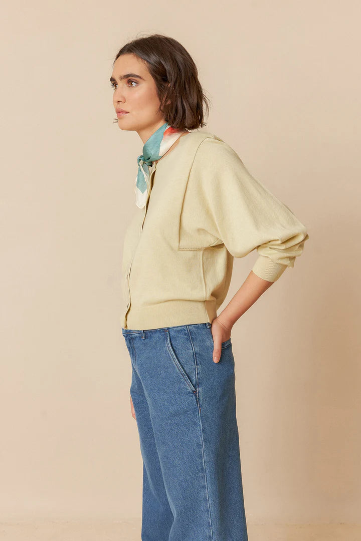 Cardigan con maniche a pipistrello