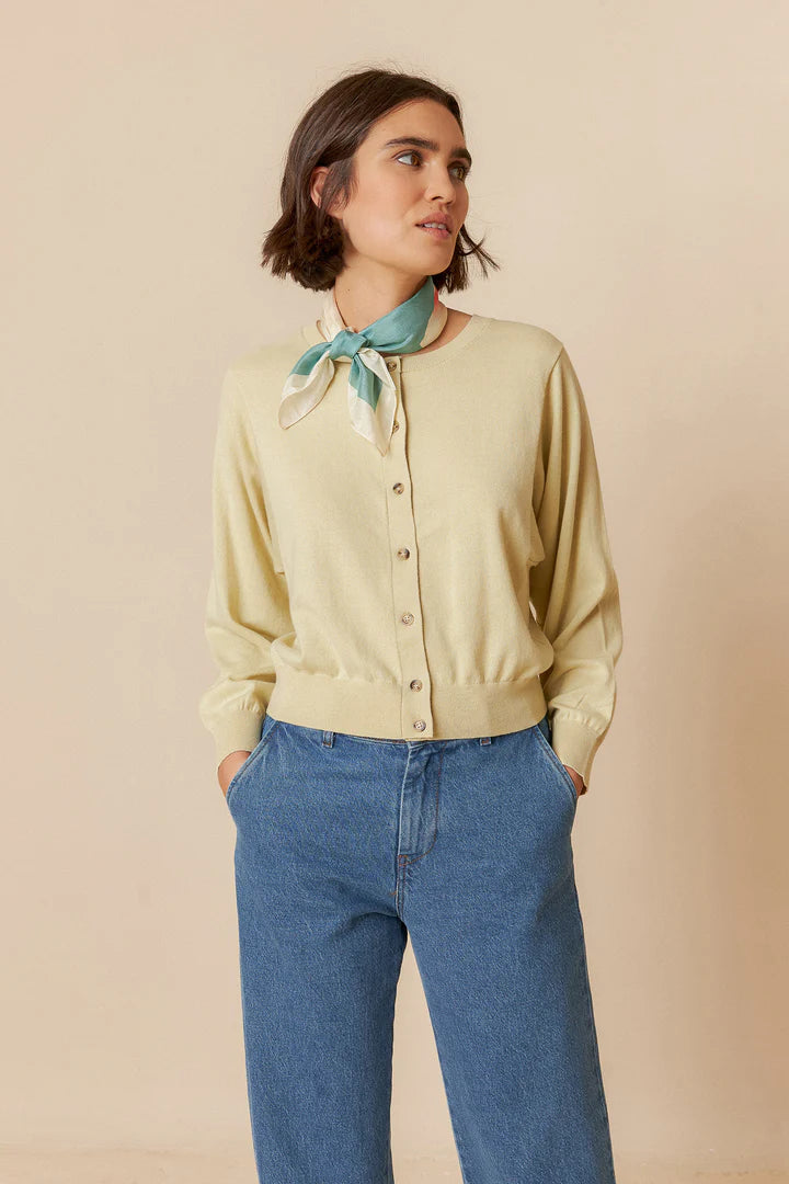 Cardigan con maniche a pipistrello