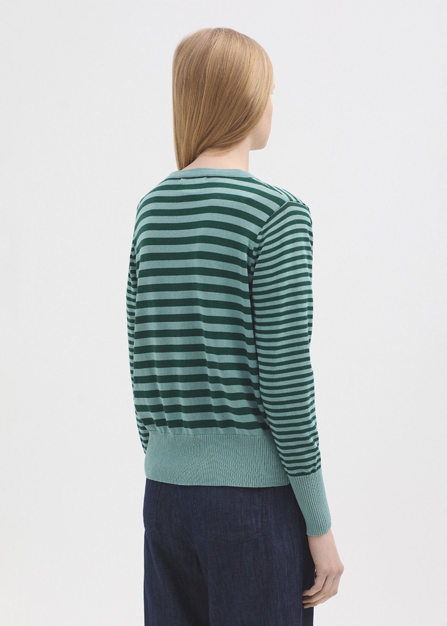 Cardigan a righe
