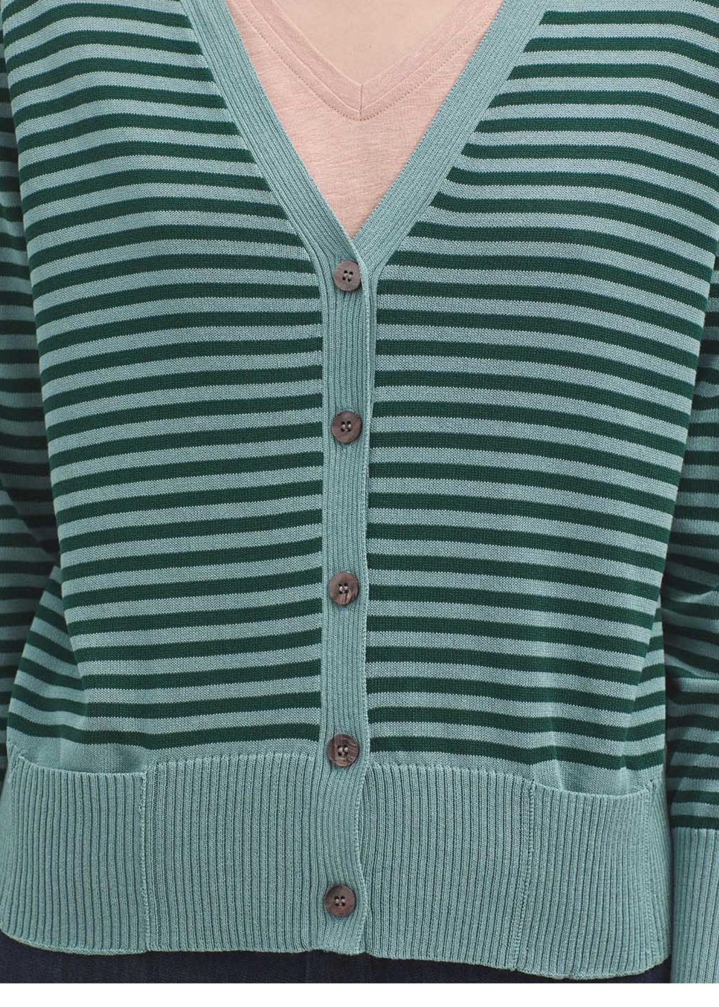 Cardigan a righe