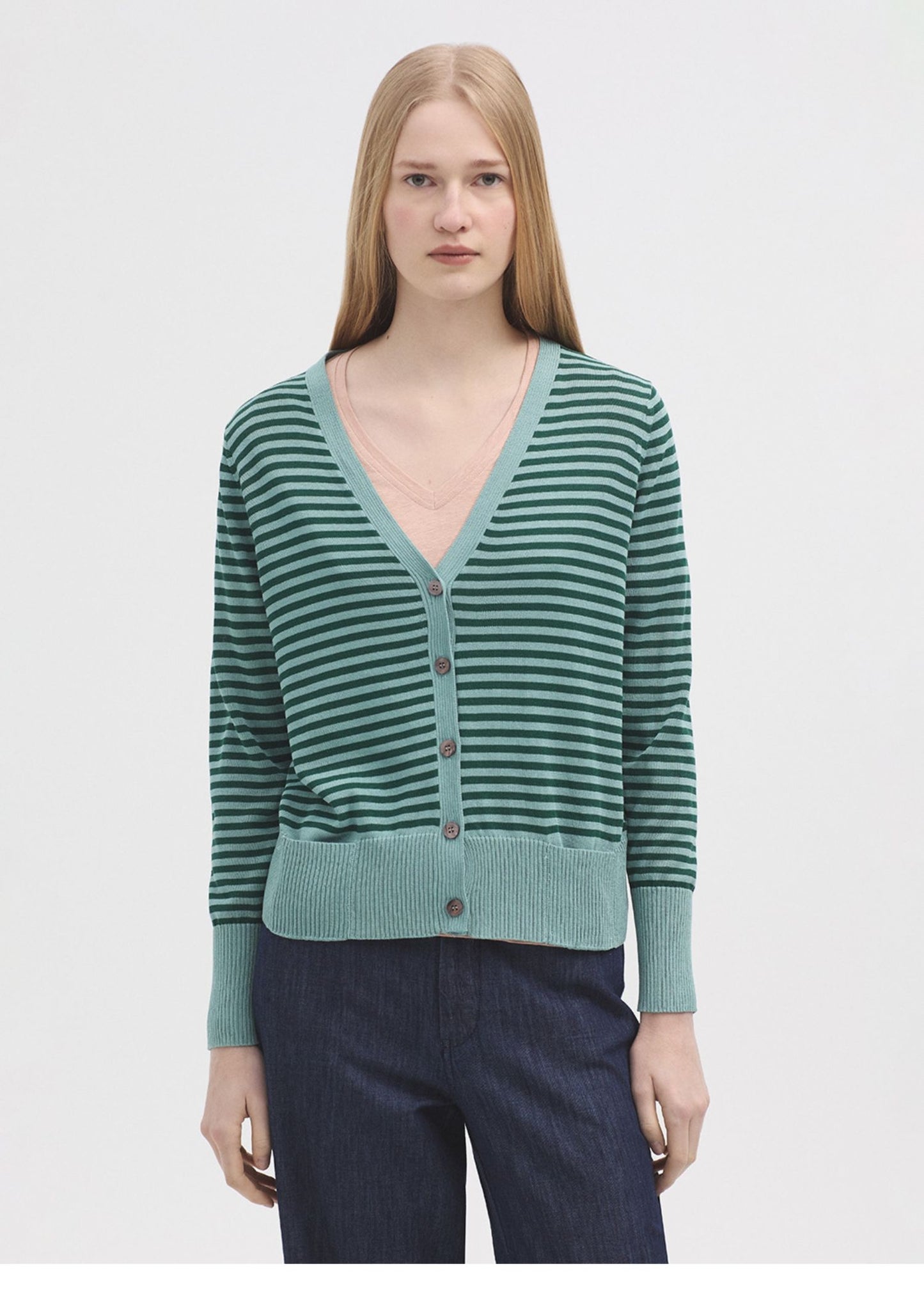 Cardigan a righe