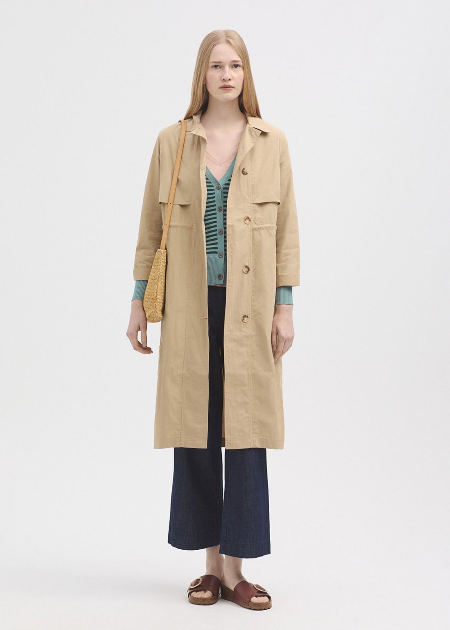 Cardigan a righe
