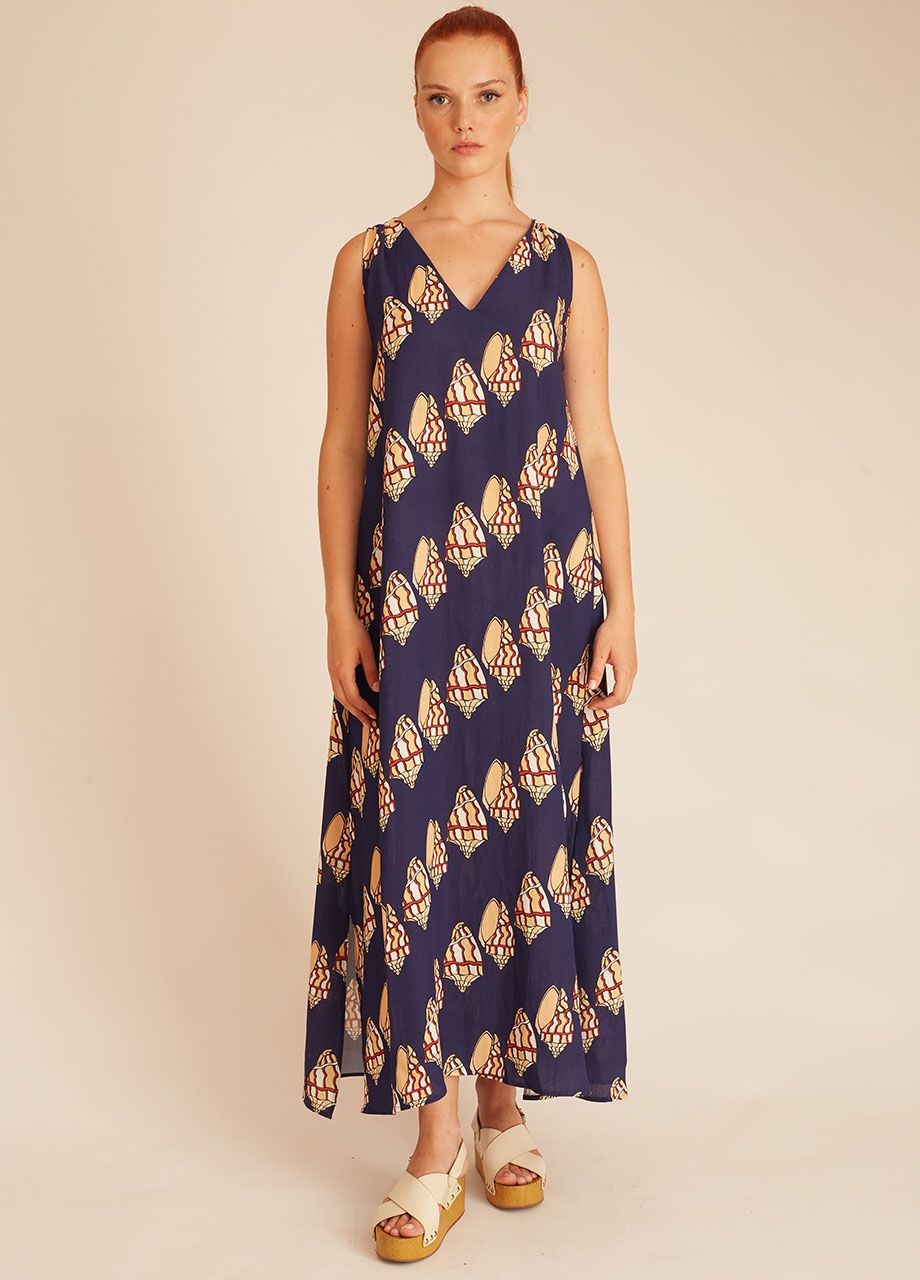 Long dress conchiglie