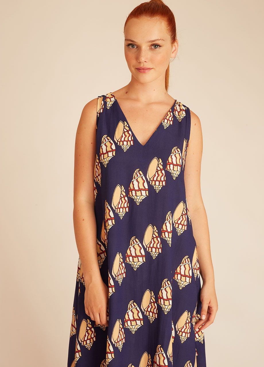 Long dress conchiglie
