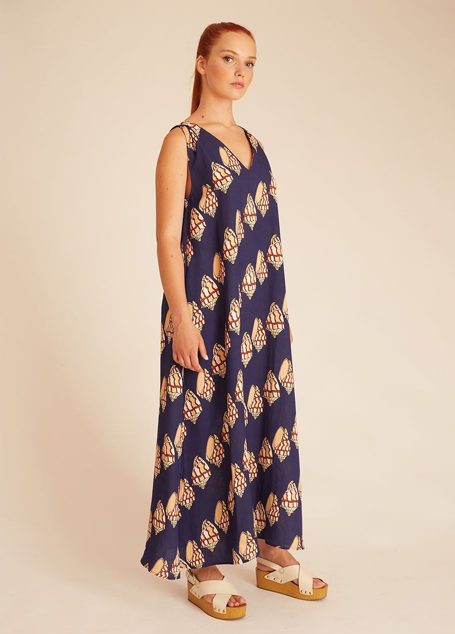 Long dress conchiglie