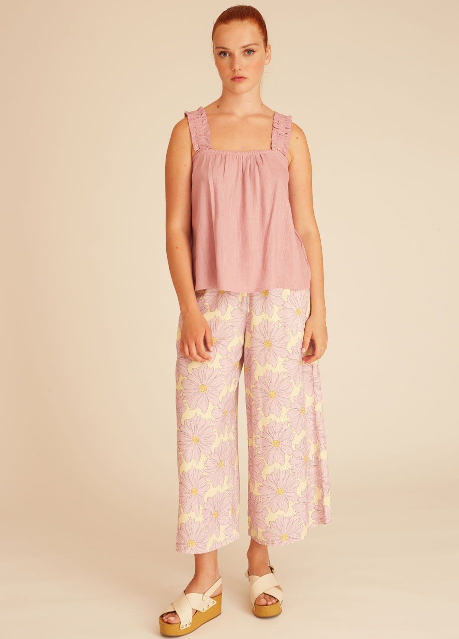Linen top lilac