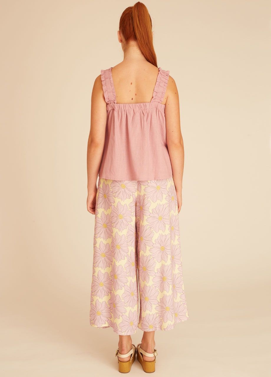 Linen top lilac
