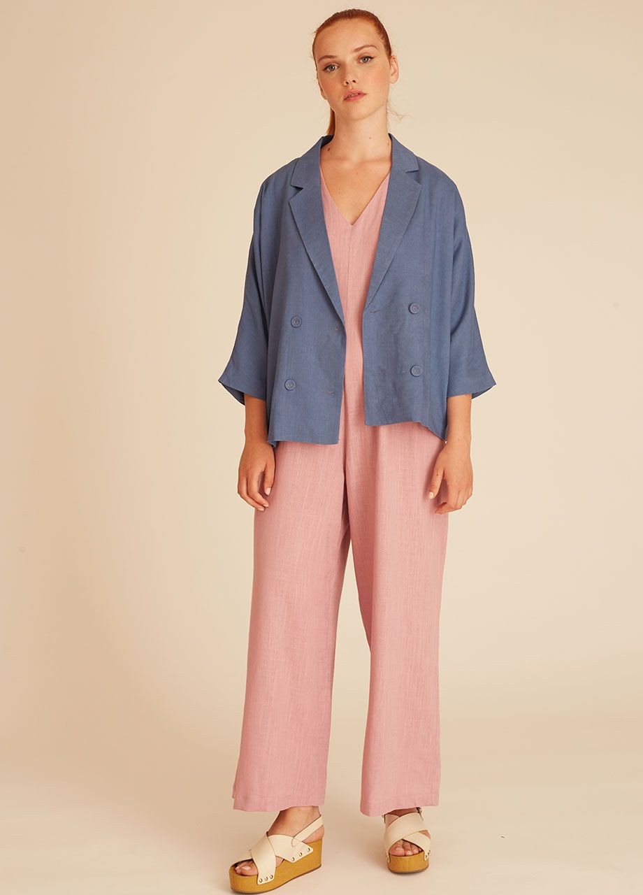 Linen jacket blue
