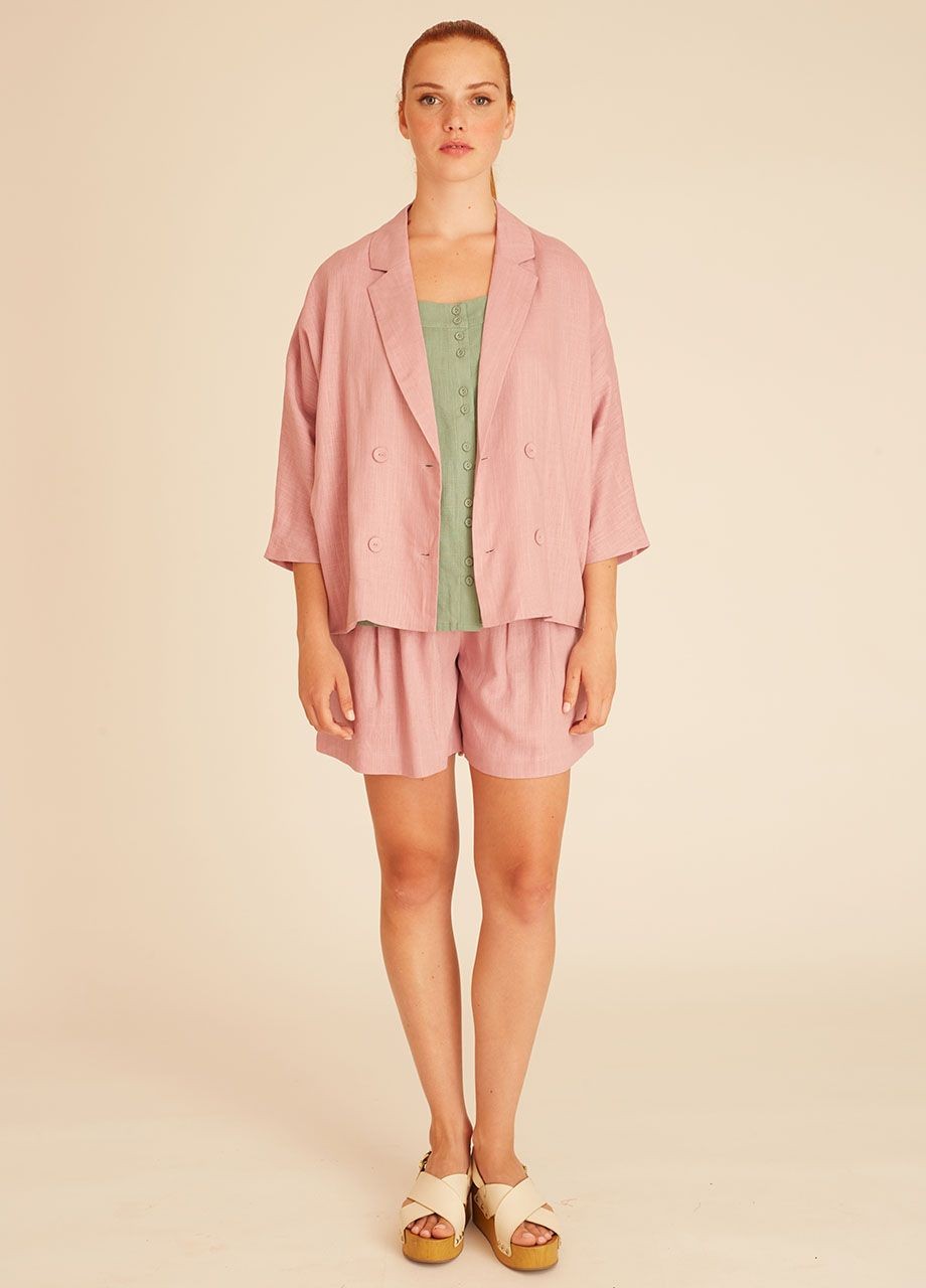 Linen jacket lilac