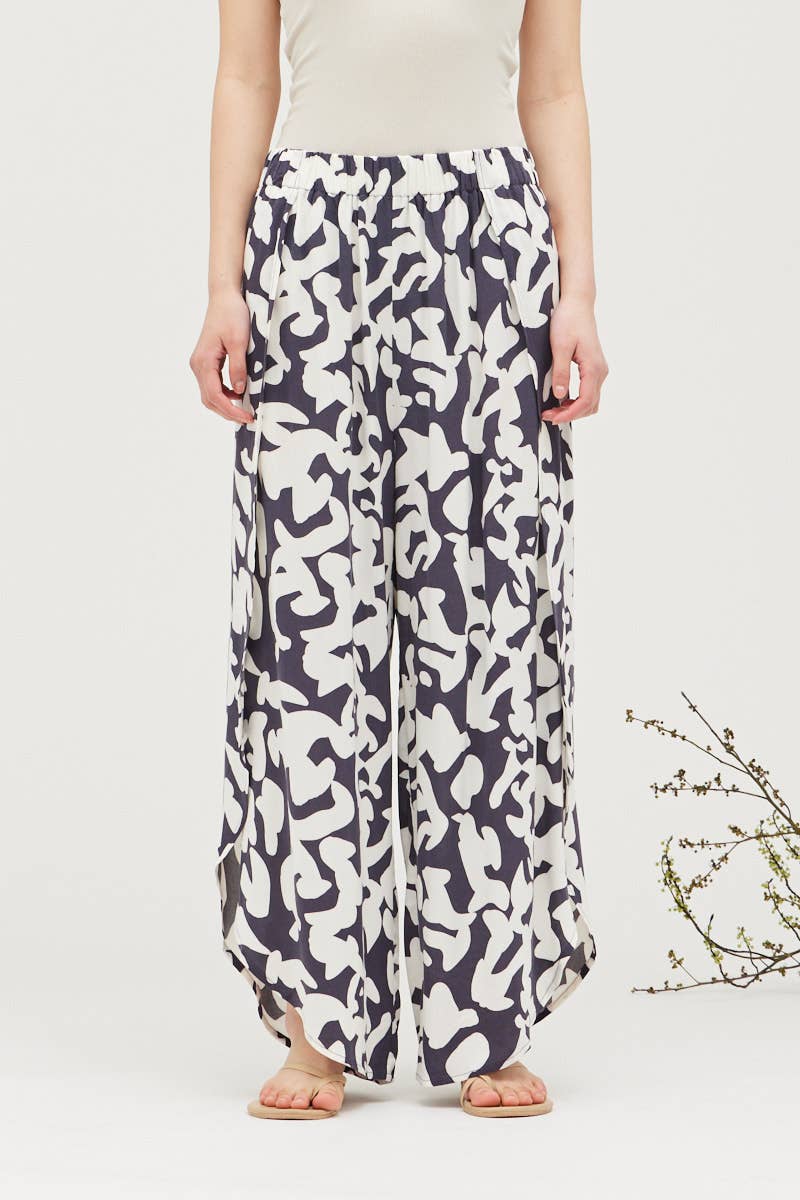50055DR - SIDE WRAP WIDE PANT