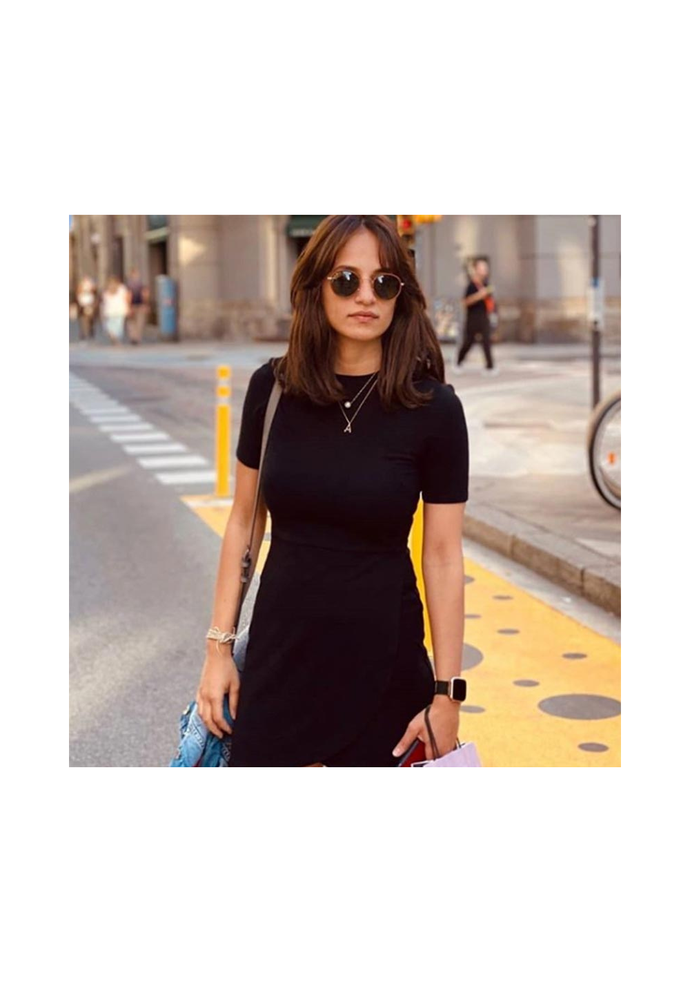 Occhiali da sole in policarbonato tondi Blackbird BB01 Nero