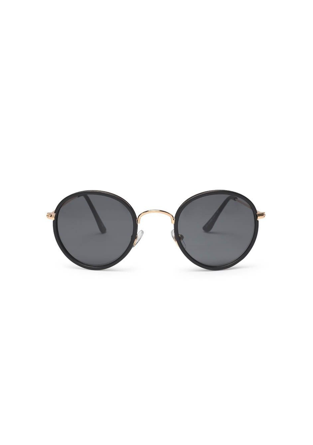 Occhiali da sole in policarbonato tondi Blackbird BB01 Nero