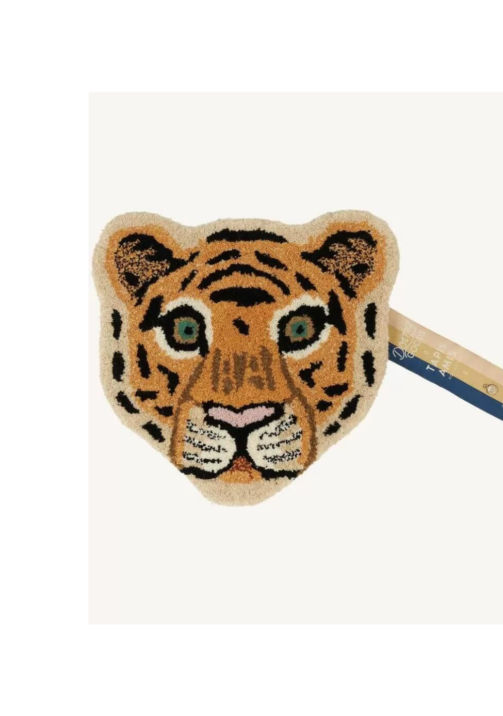 Tappeto in pura lana testa tigre