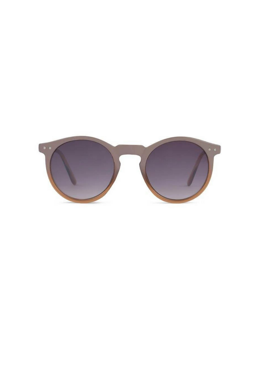 Occhiali da sole in policarbonato tondi Charles in town CIT80 Brown Beige