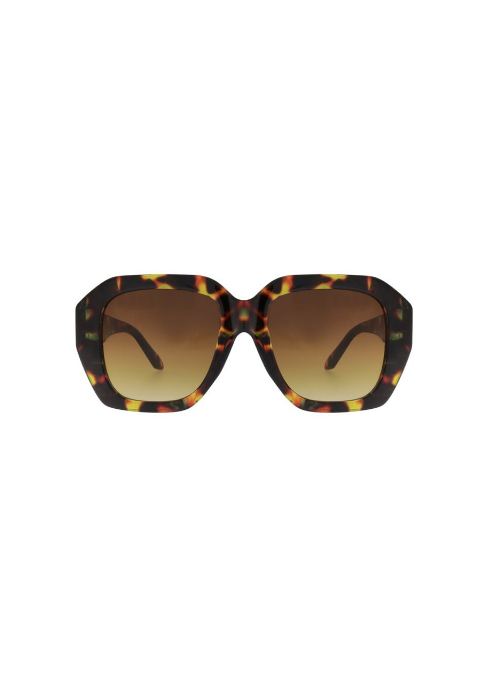 Occhiali da sole in policarbonato grandi Niza NIZ11 Tortoise