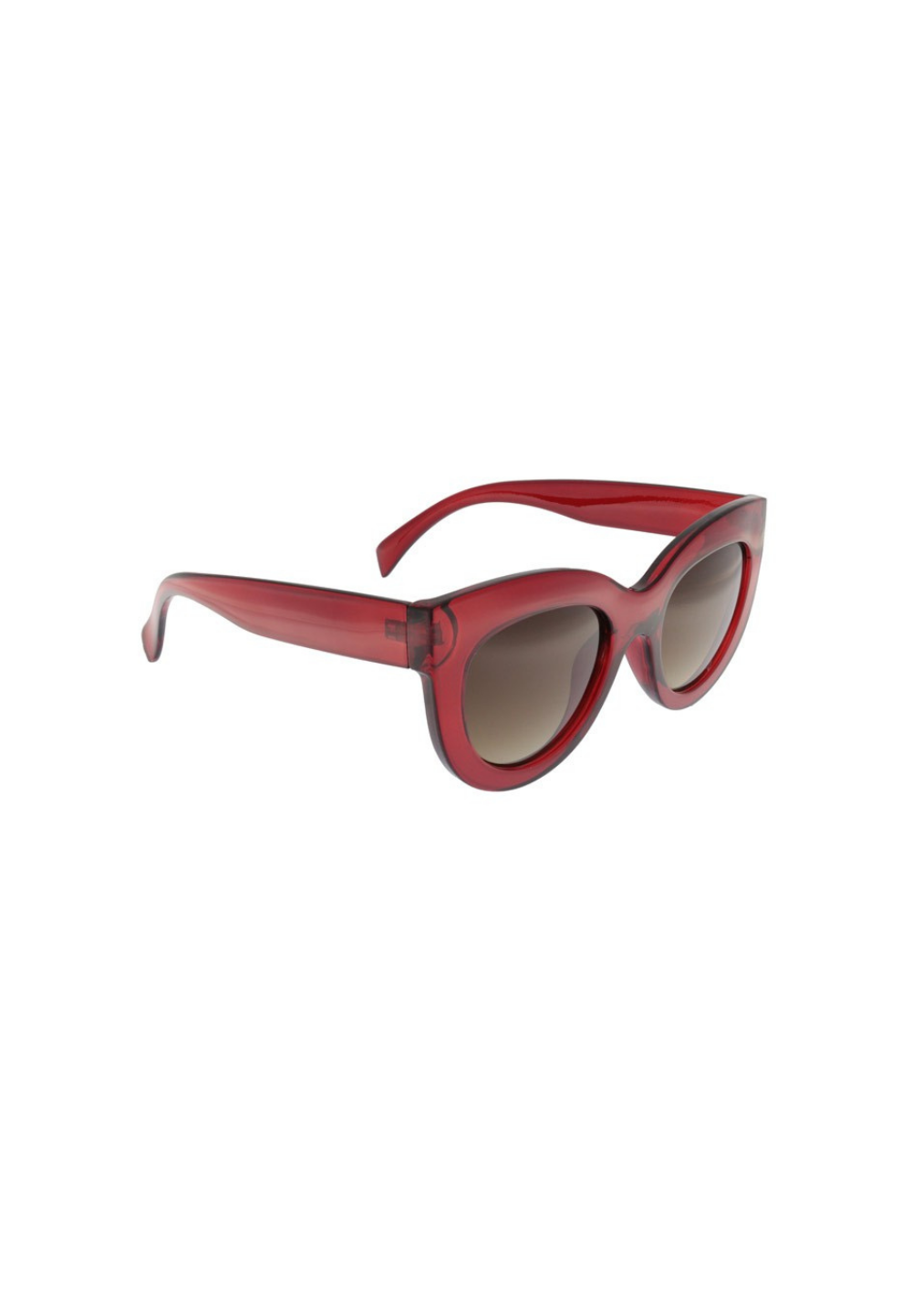 Occhiali da sole in policarbonato cat-eye grandi TIN 32 Tina Ruby