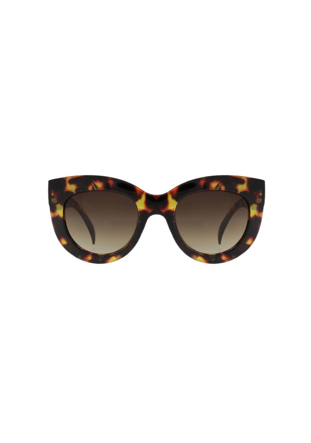 Occhiali da sole in policarbonato cat-eye grandi TIN 11 Tina Tartaruga