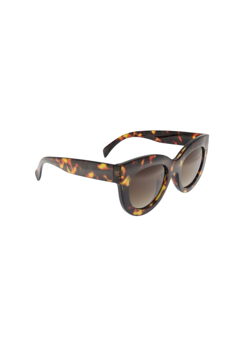 Occhiali da sole in policarbonato cat-eye grandi TIN 11 Tina Tartaruga