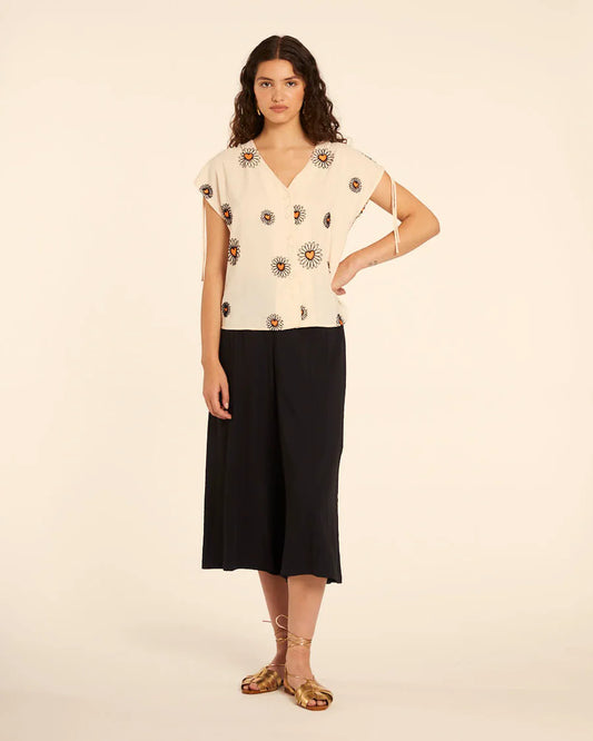 Camicia con ricamo Margherita