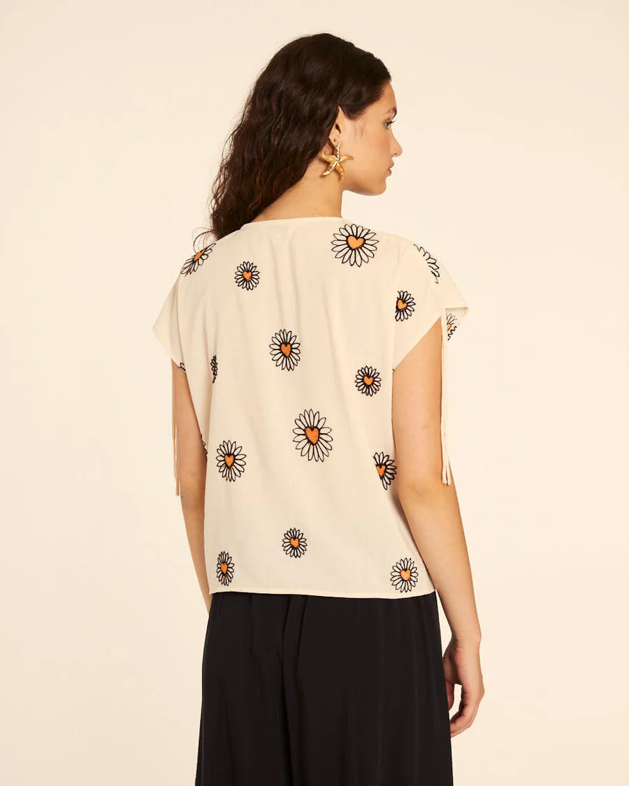Camicia con ricamo Margherita