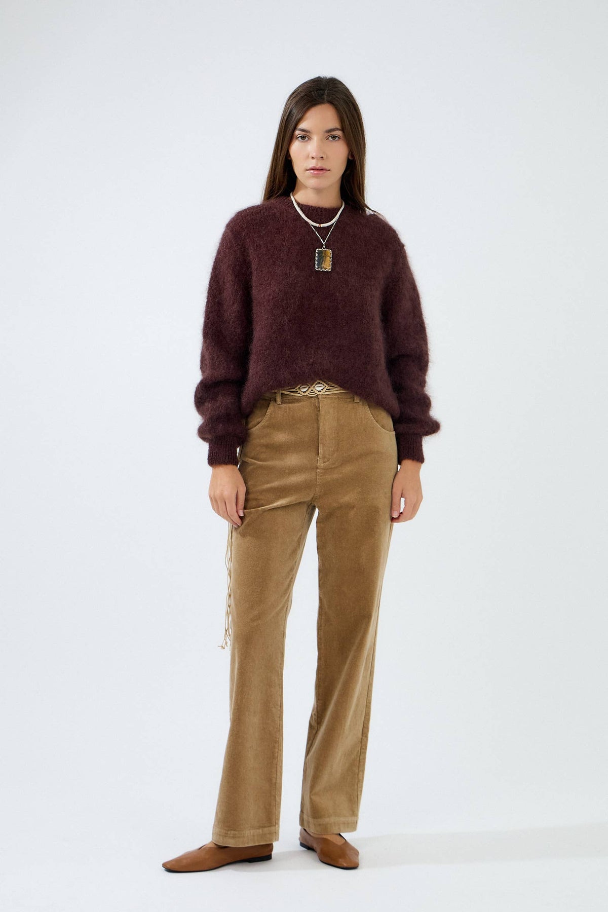 Pull in misto lana mohair