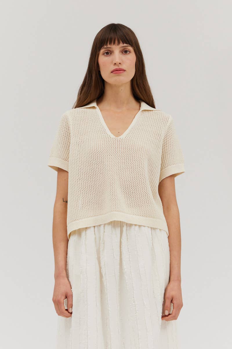 41845 - MAGLIA CAMICIA IN COTONE