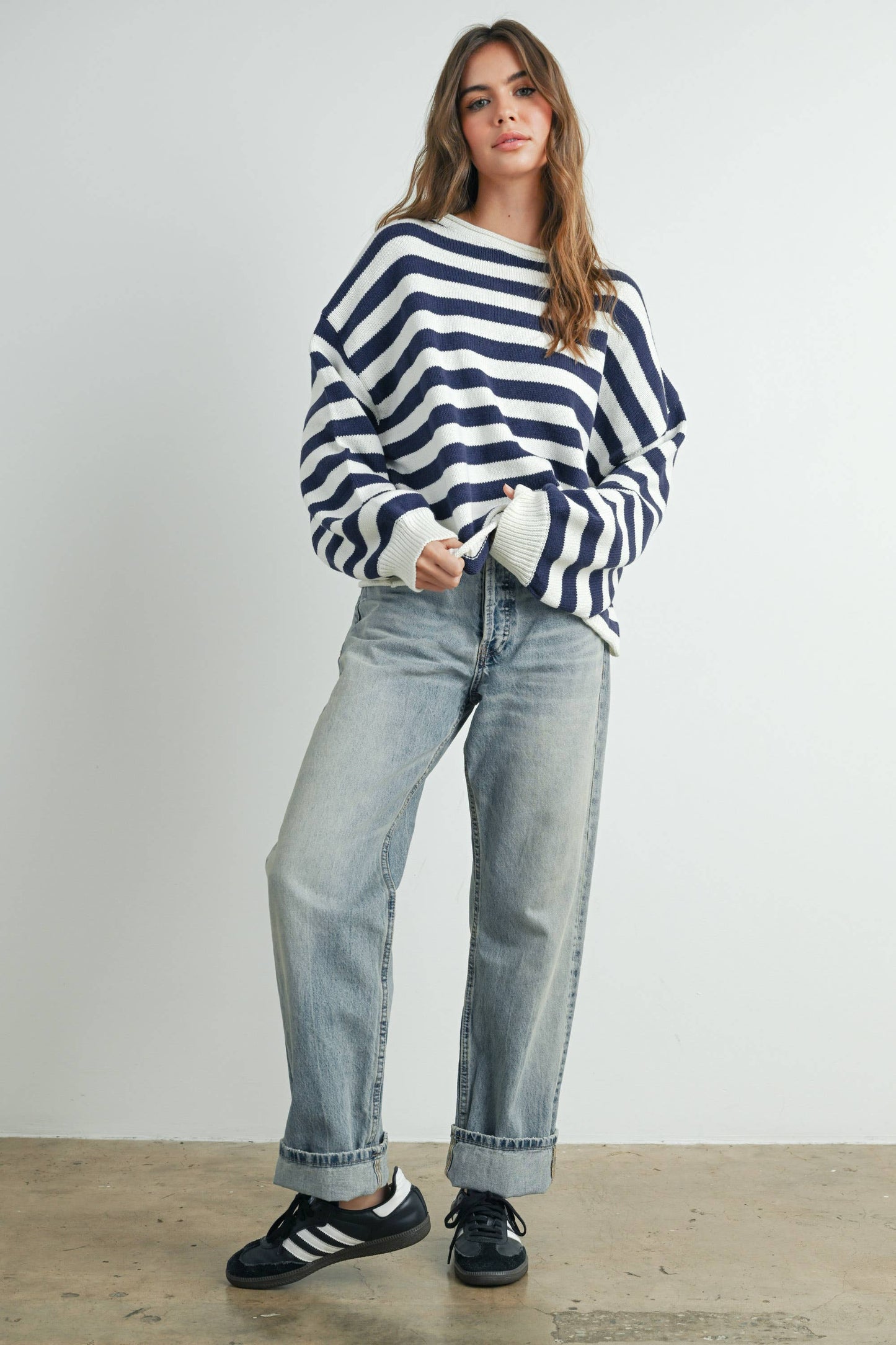 Maglione a righe - BMW7645