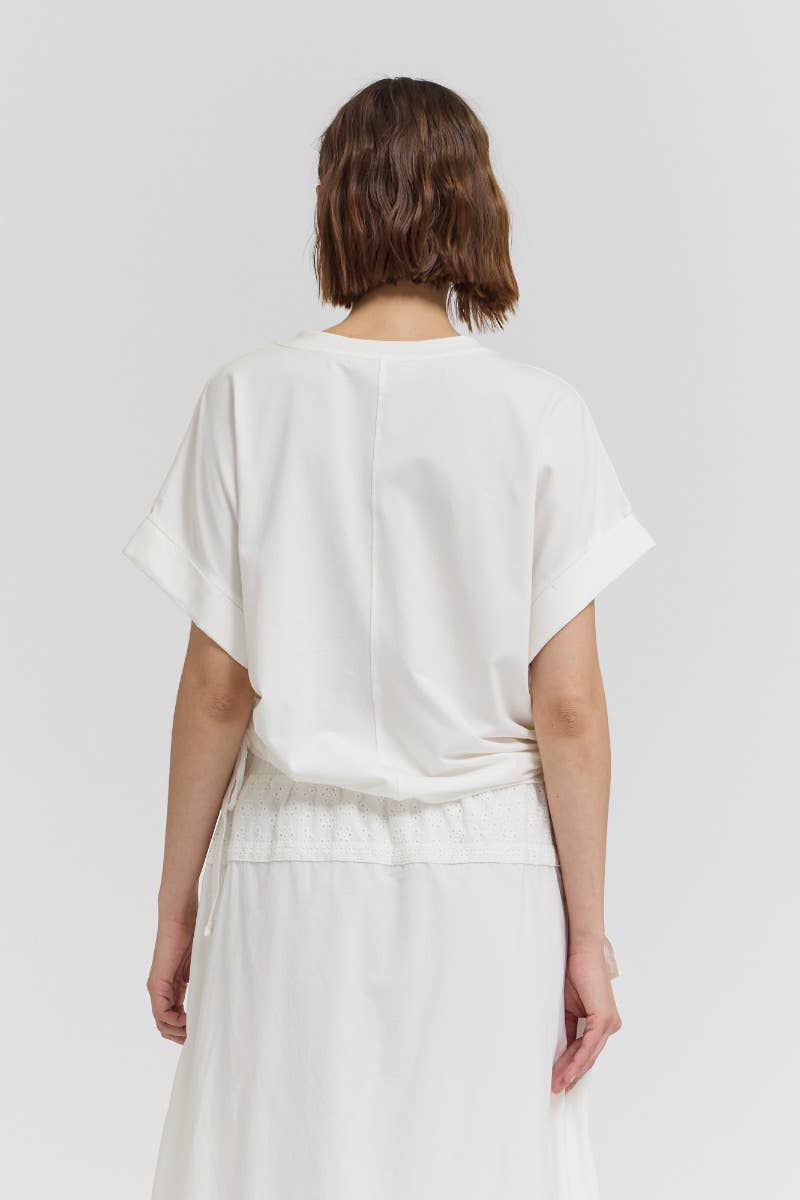 Boxi T-shirt con elastico laterale