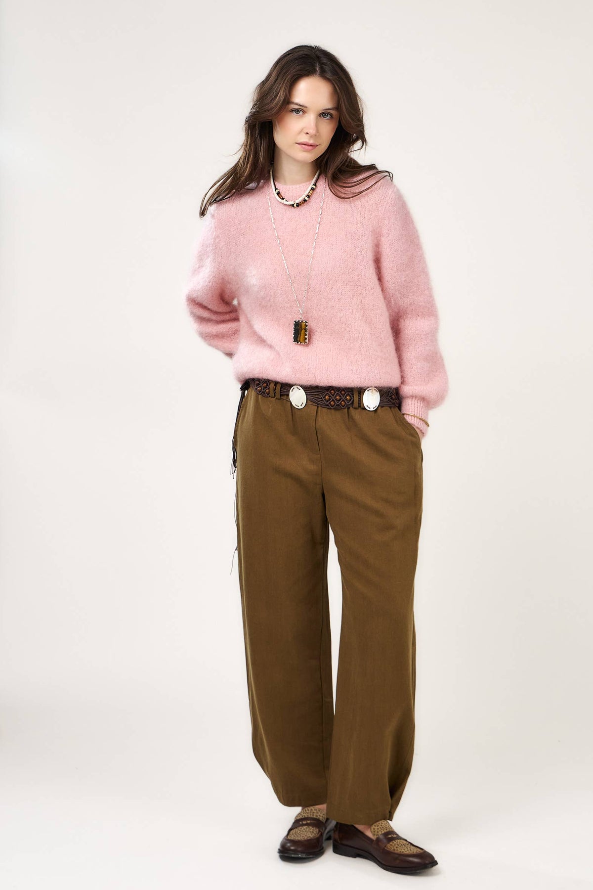 Pull in misto lana mohair