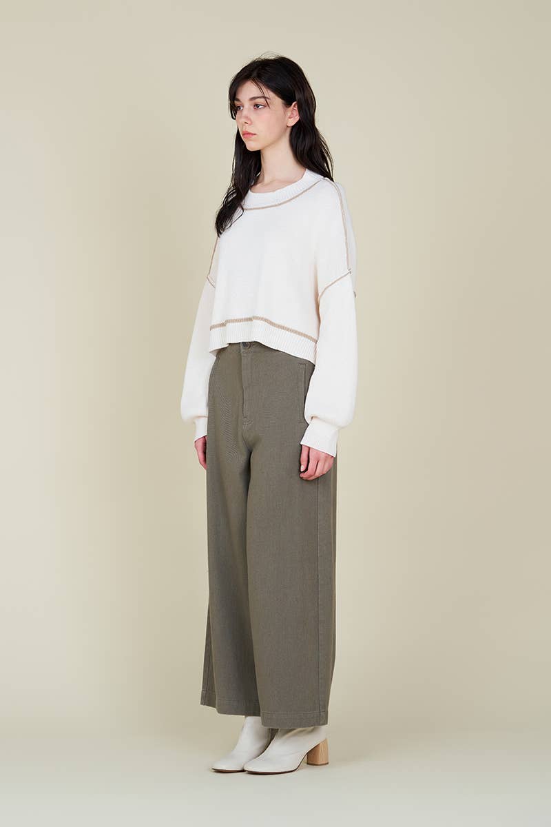 50592 - PANTALONI IN TWILL