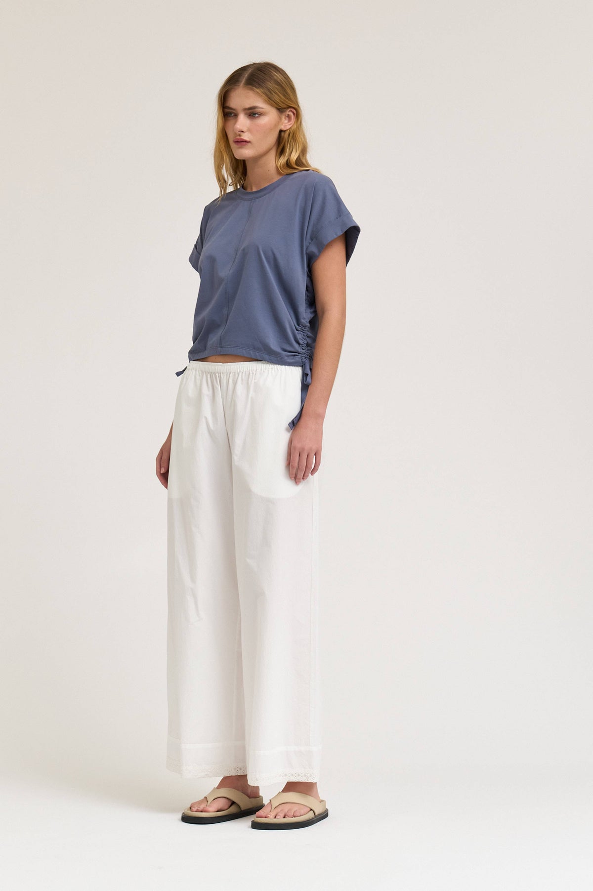 Boxi T-shirt con elastico laterale