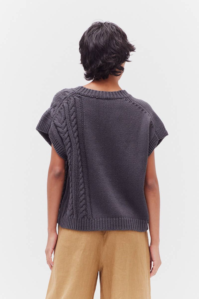 41862 - GILET ESTIVO IN MAGLIA