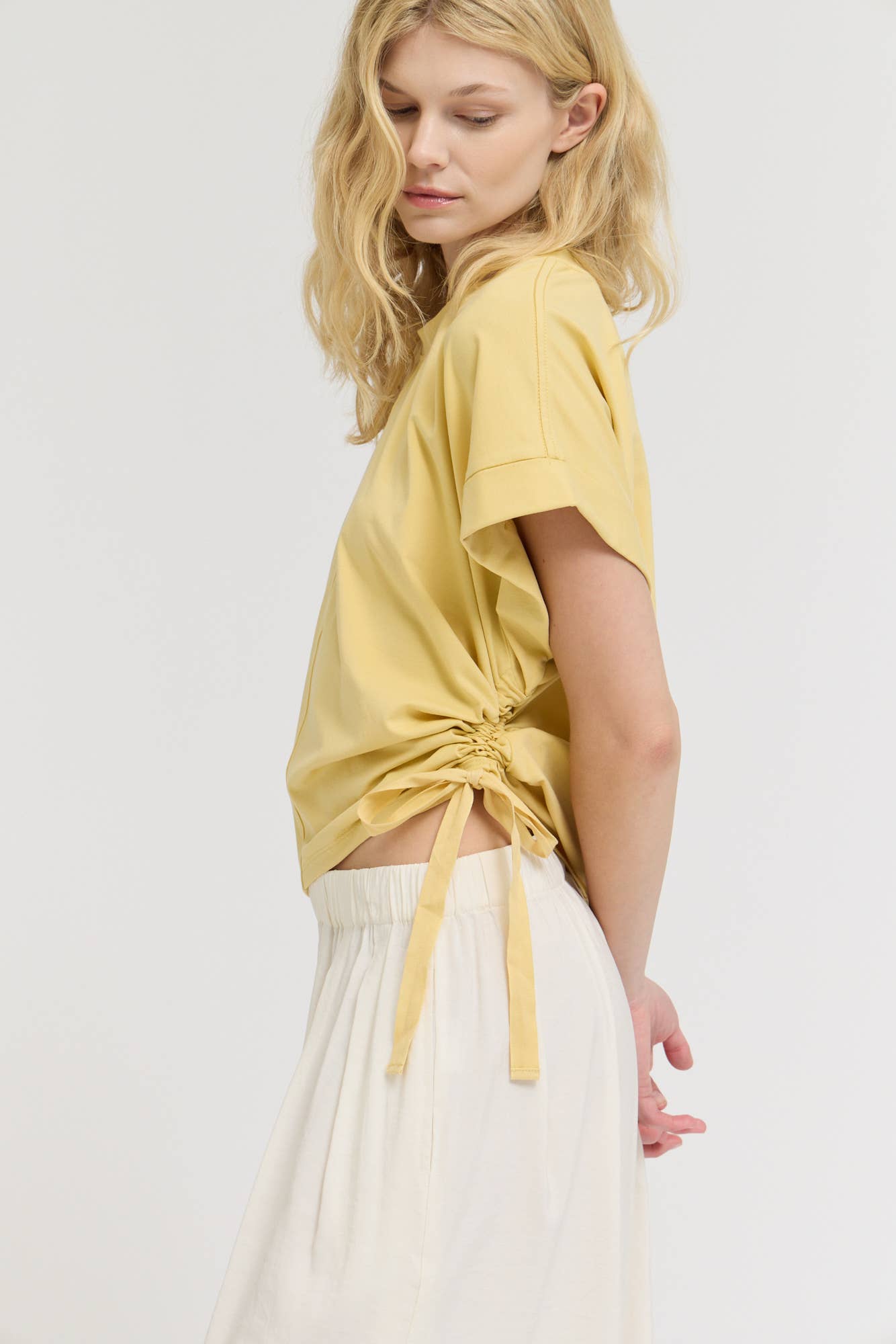 Boxi T-shirt con elastico laterale