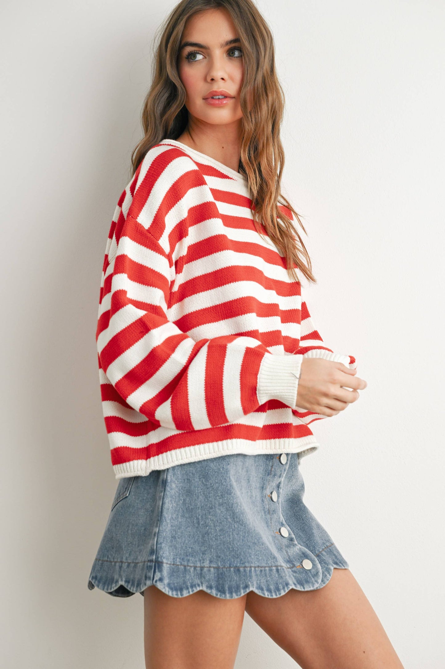 Maglione a righe - BMW7645