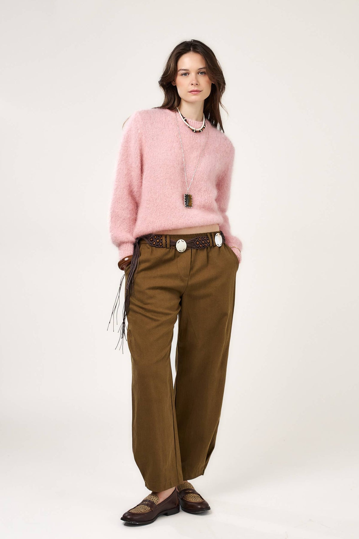 Pull in misto lana mohair