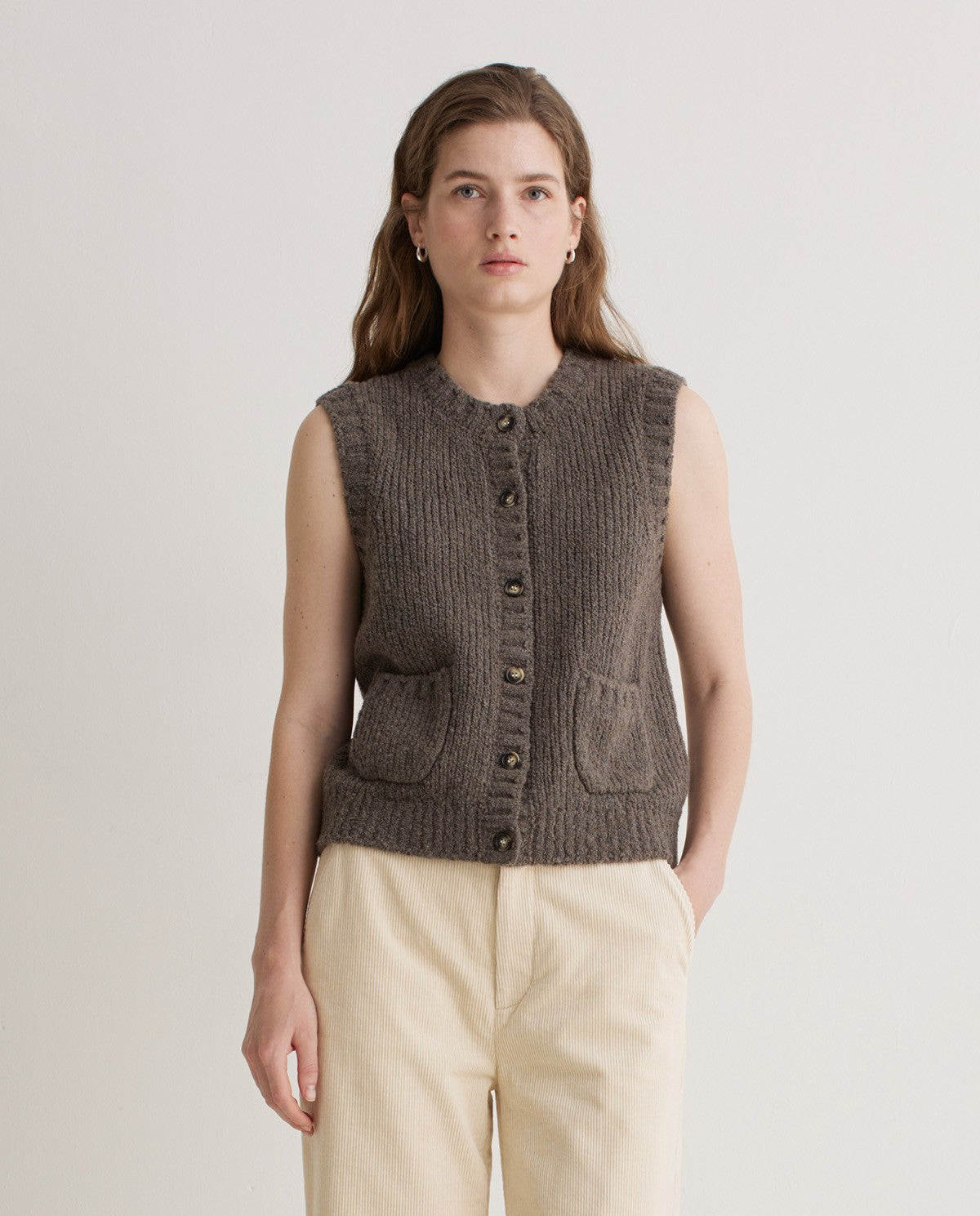 Gilet in lana merino
