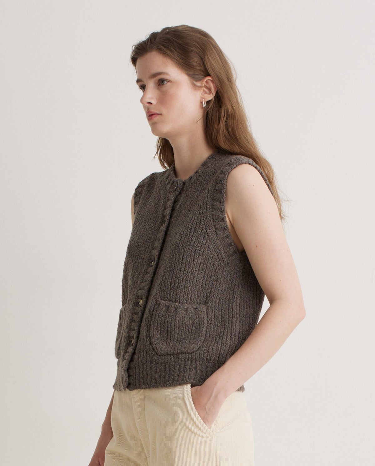 Gilet in lana merino