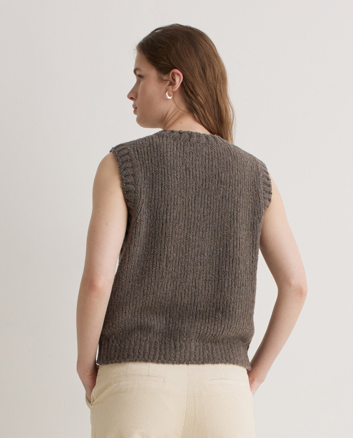 Gilet in lana merino