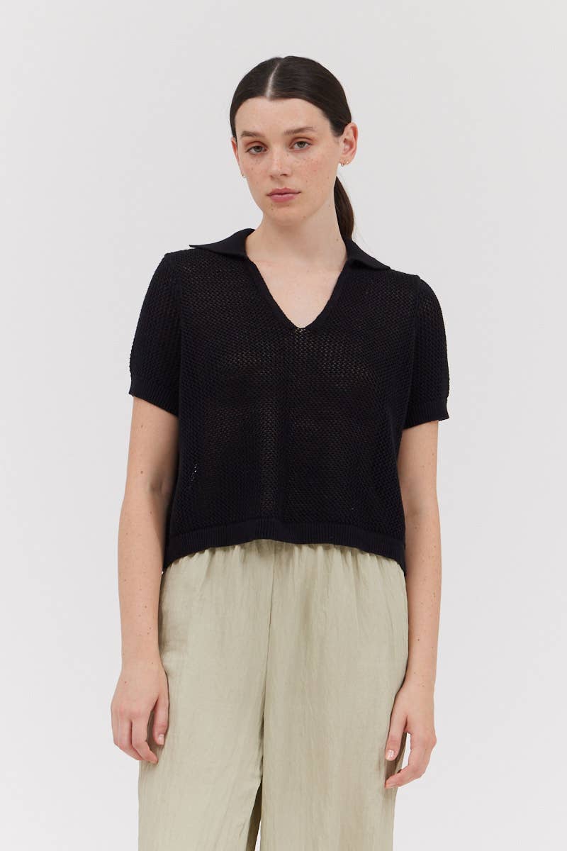 41845 - MAGLIA CAMICIA IN COTONE