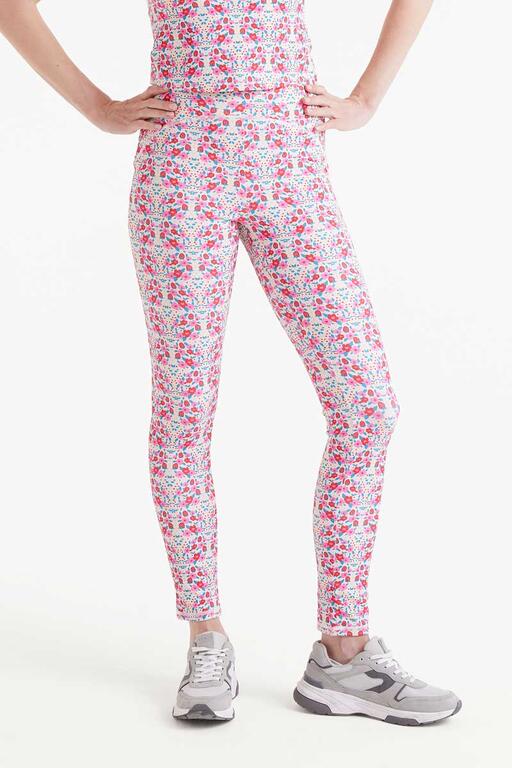 Leggings sportivi con stampa di zucchero