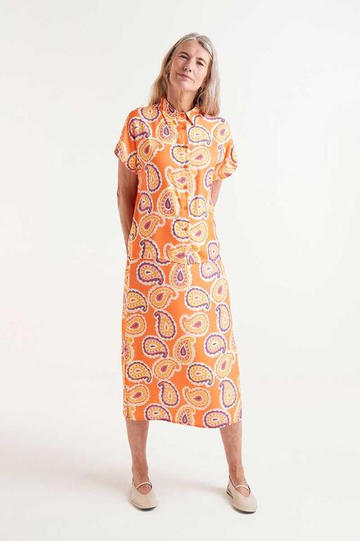 Camicia a maniche corte con stampa Ameba