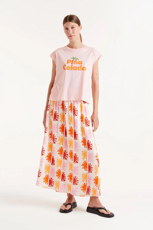 Maglietta con stampa Piña Colada
