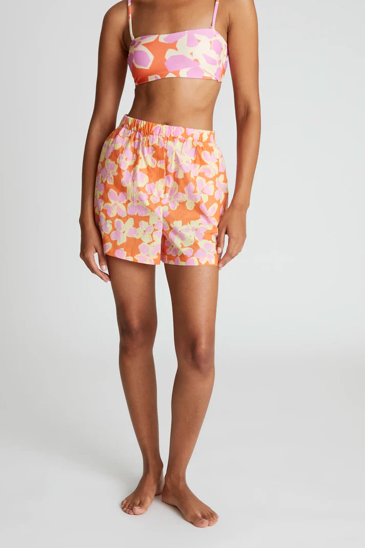Pantaloncini stampati Rubra Orange