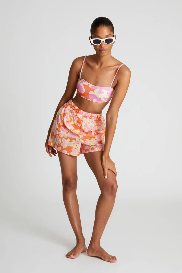 Pantaloncini stampati Rubra Orange