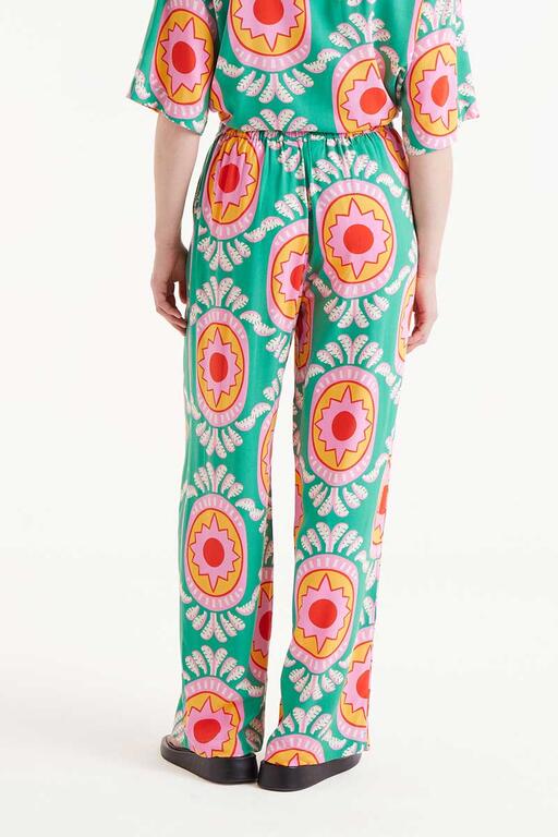 Pantaloni dritti stampati Curitiba