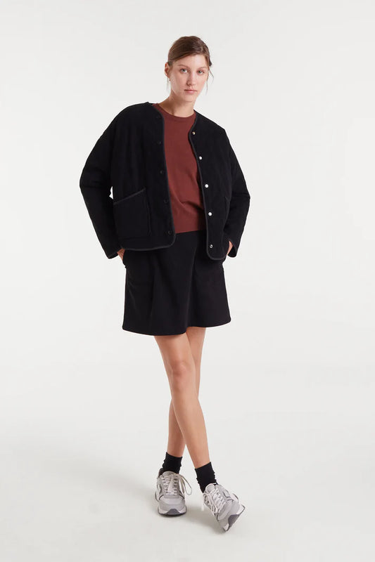 Giacca di velluto a coste nero