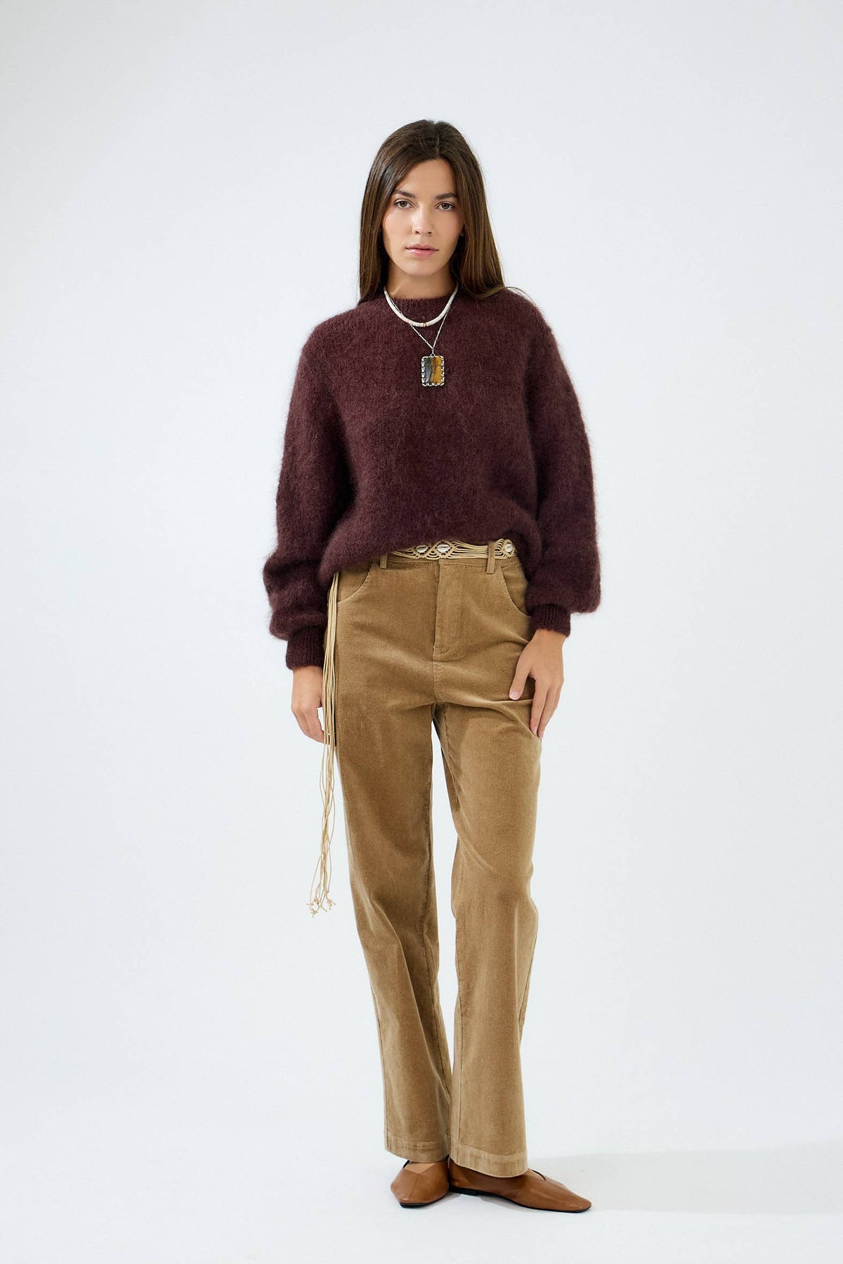 Pull in misto lana mohair