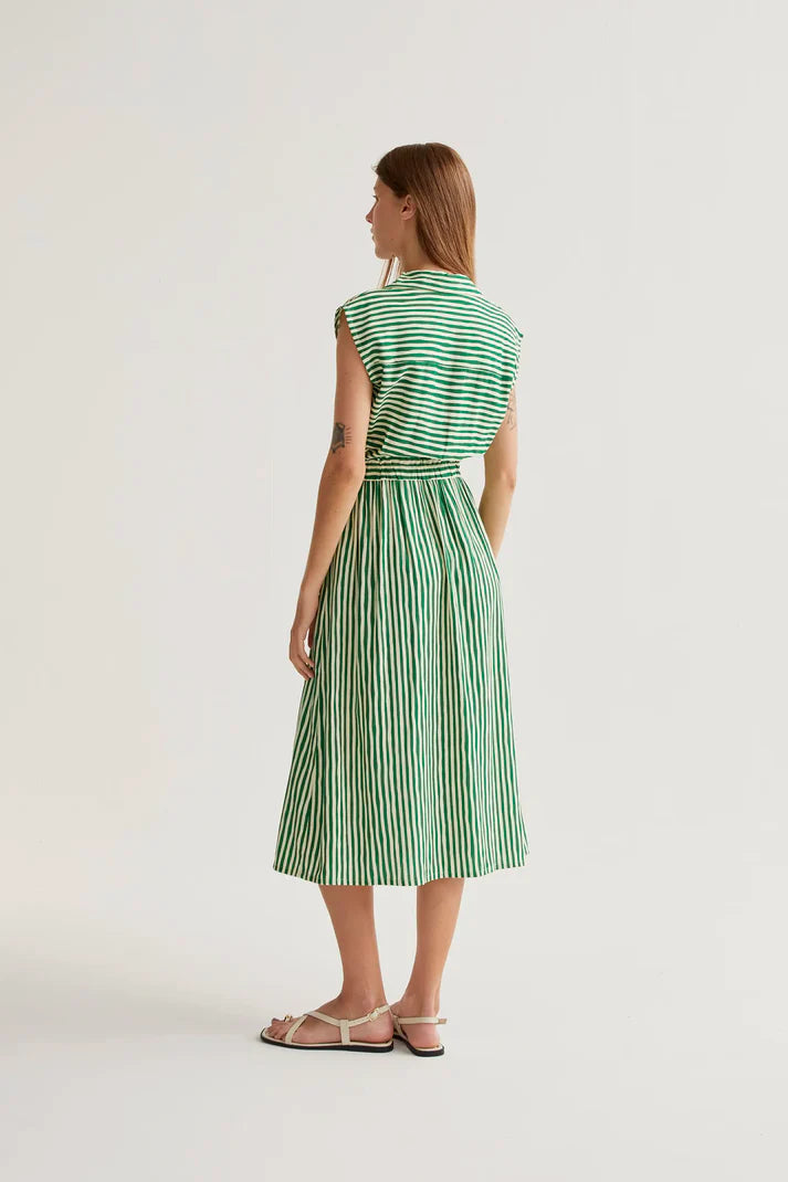 Long dress a righe