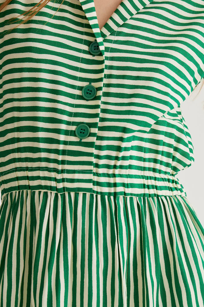 Long dress a righe