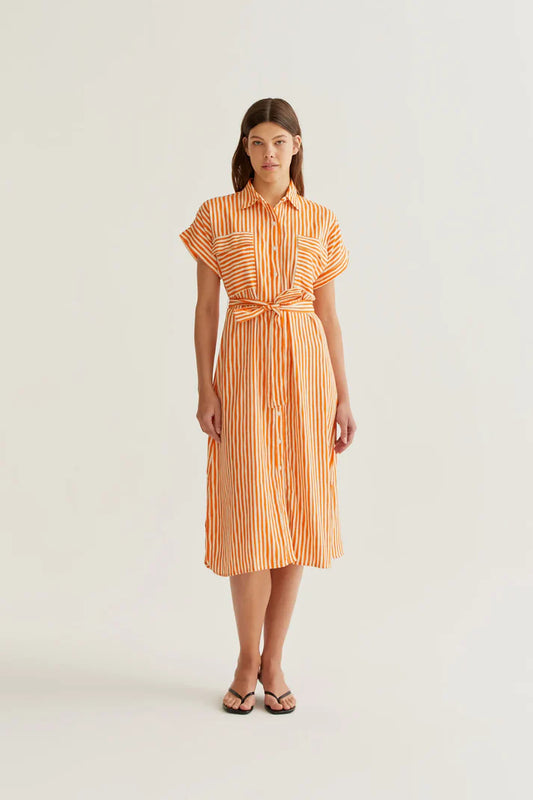 Abito lungo orange